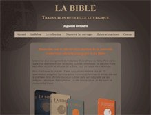 Tablet Screenshot of bibleliturgie.com